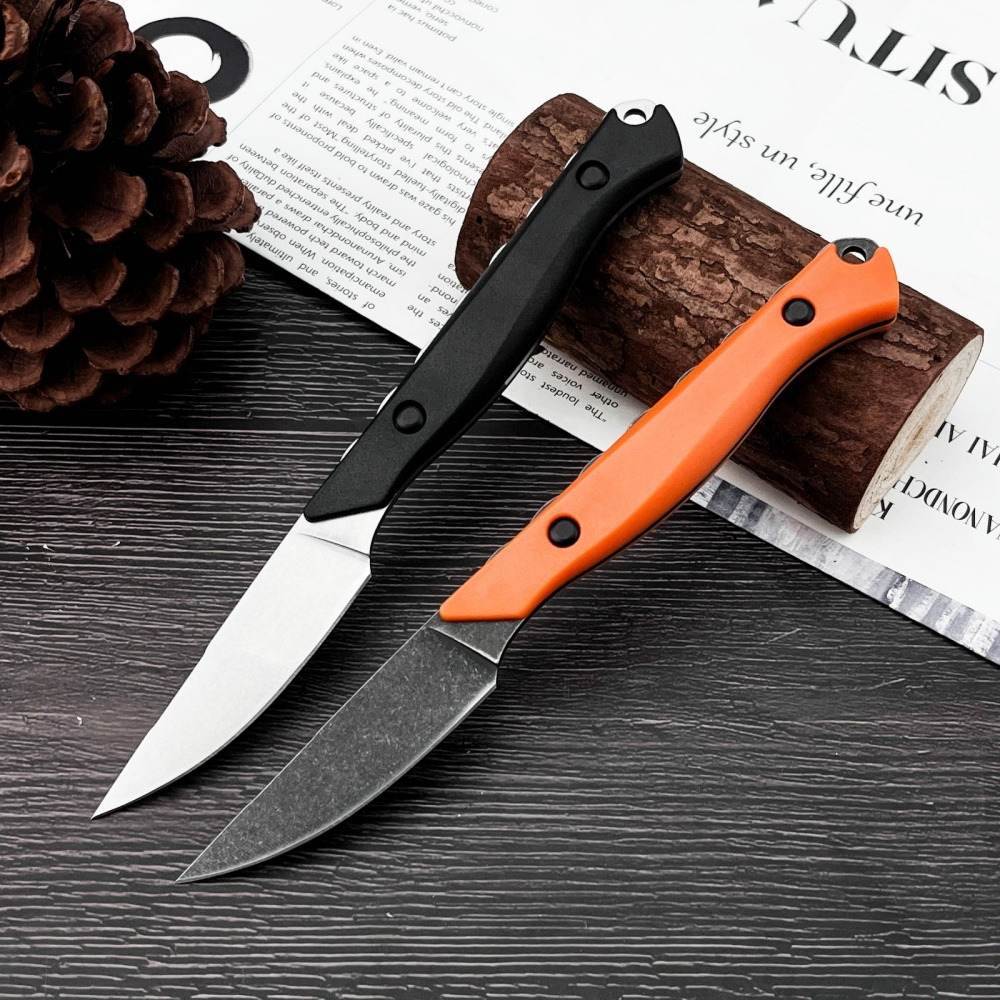 Camping Cooking Knife With Sheath - سكين تقطيع مستقيم يدوي الصنع 15700،