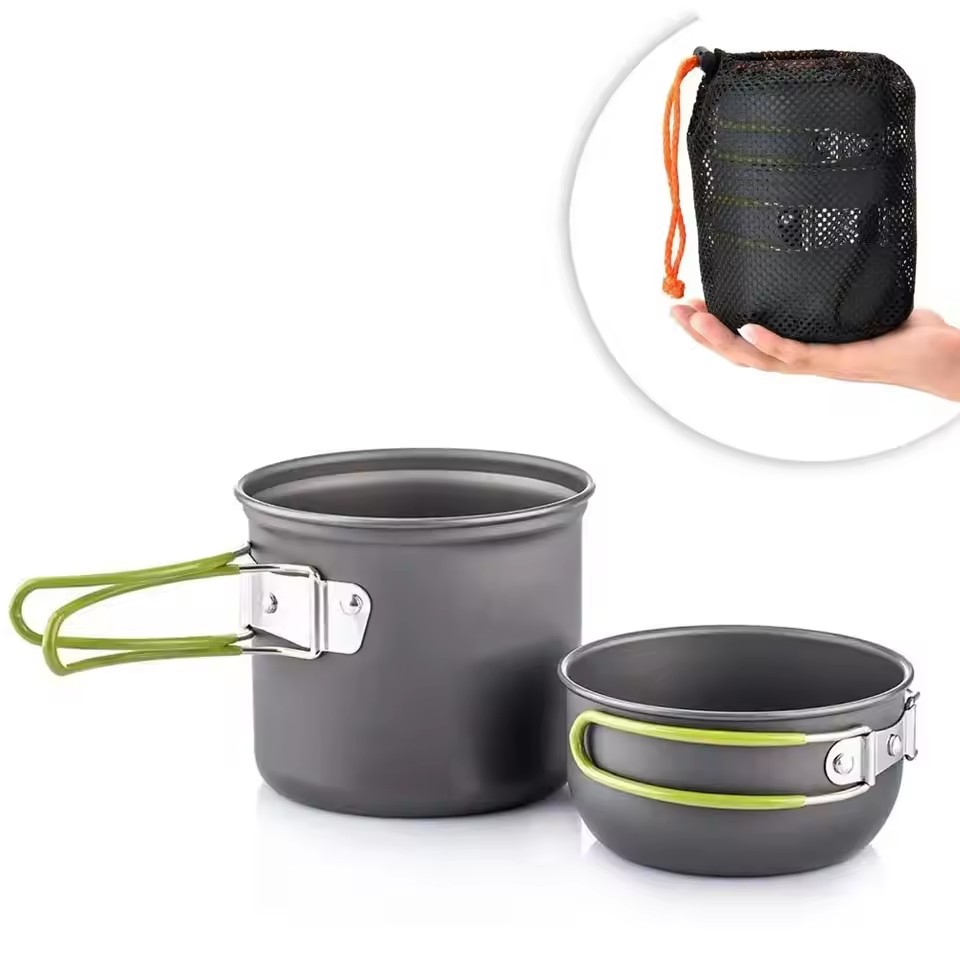 Camping Cooking Kit - خفيفة التخييم تجهيزات المطابخ فوضى عدة