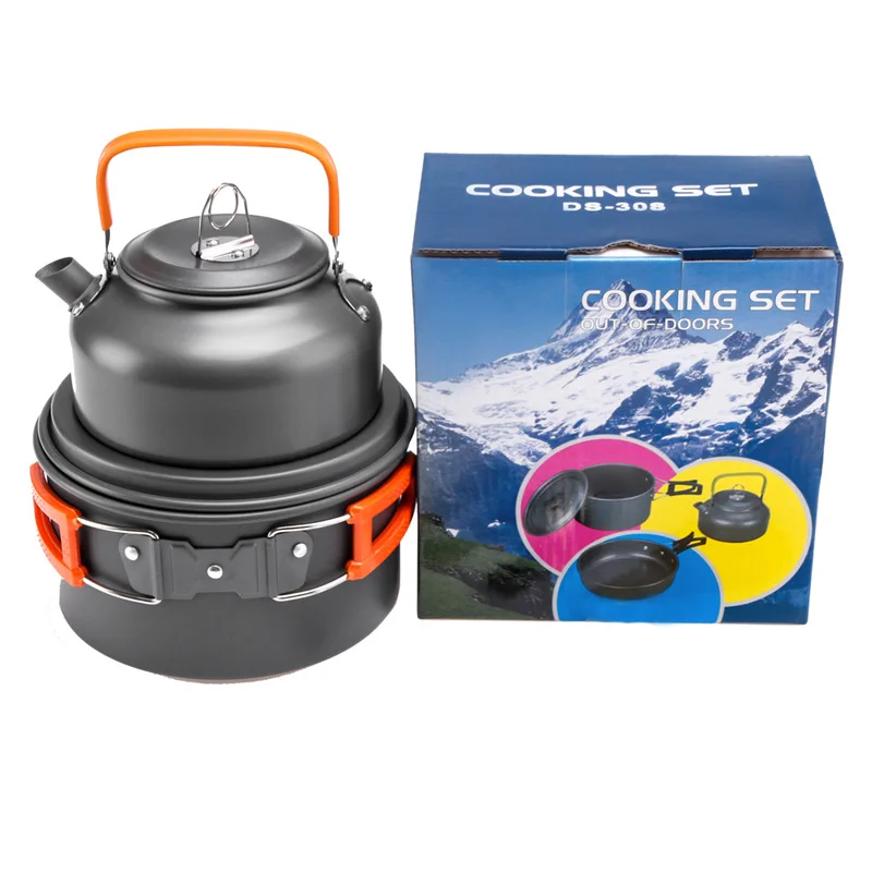Camping Cooking Pots And Pans - في الهواء الطلق وعاء عموم غلاية