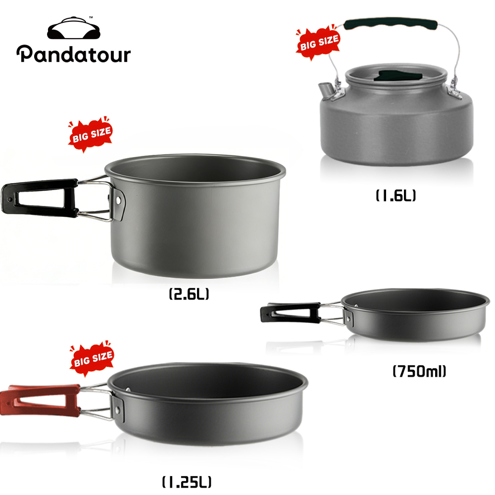 Camping Cooking Candle - Pandatour التخييم الطبخ الألومنيوم السفر في