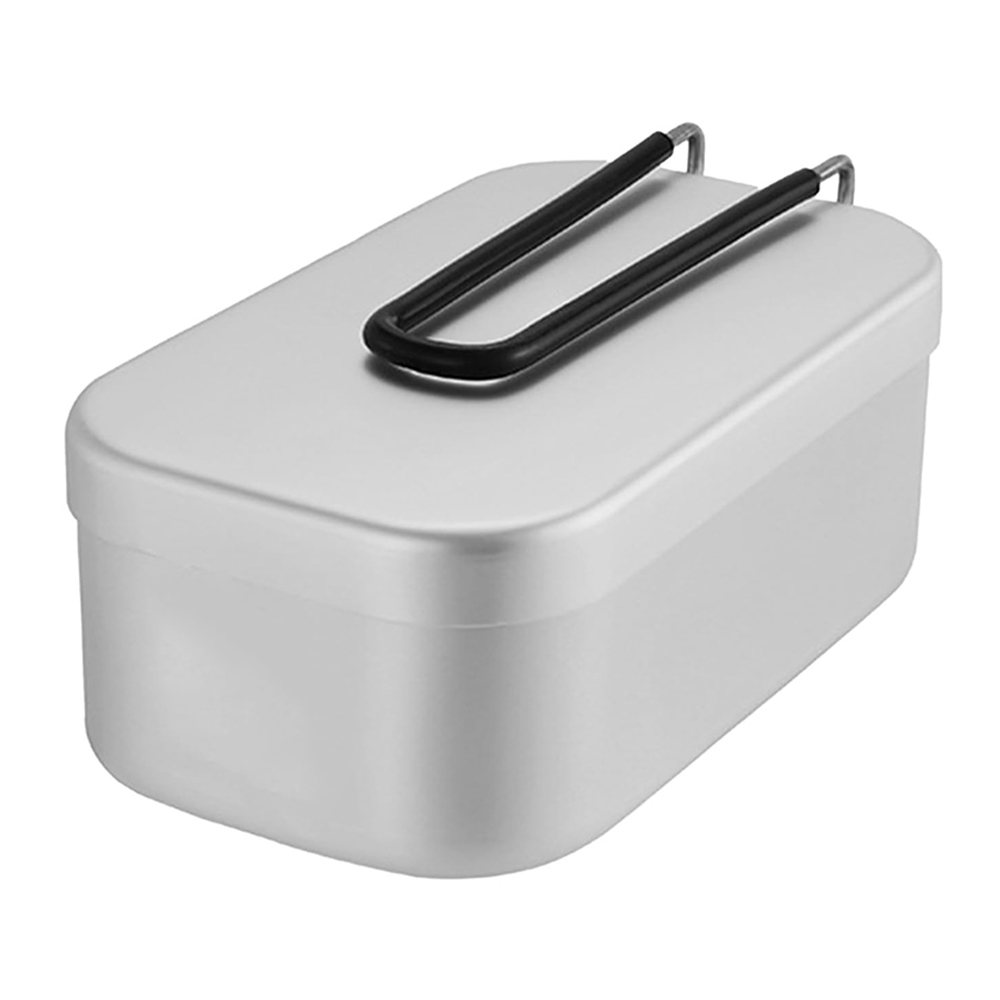 Camping Cooking Kit - 800 مللي صناديق الغداء الألومنيوم في