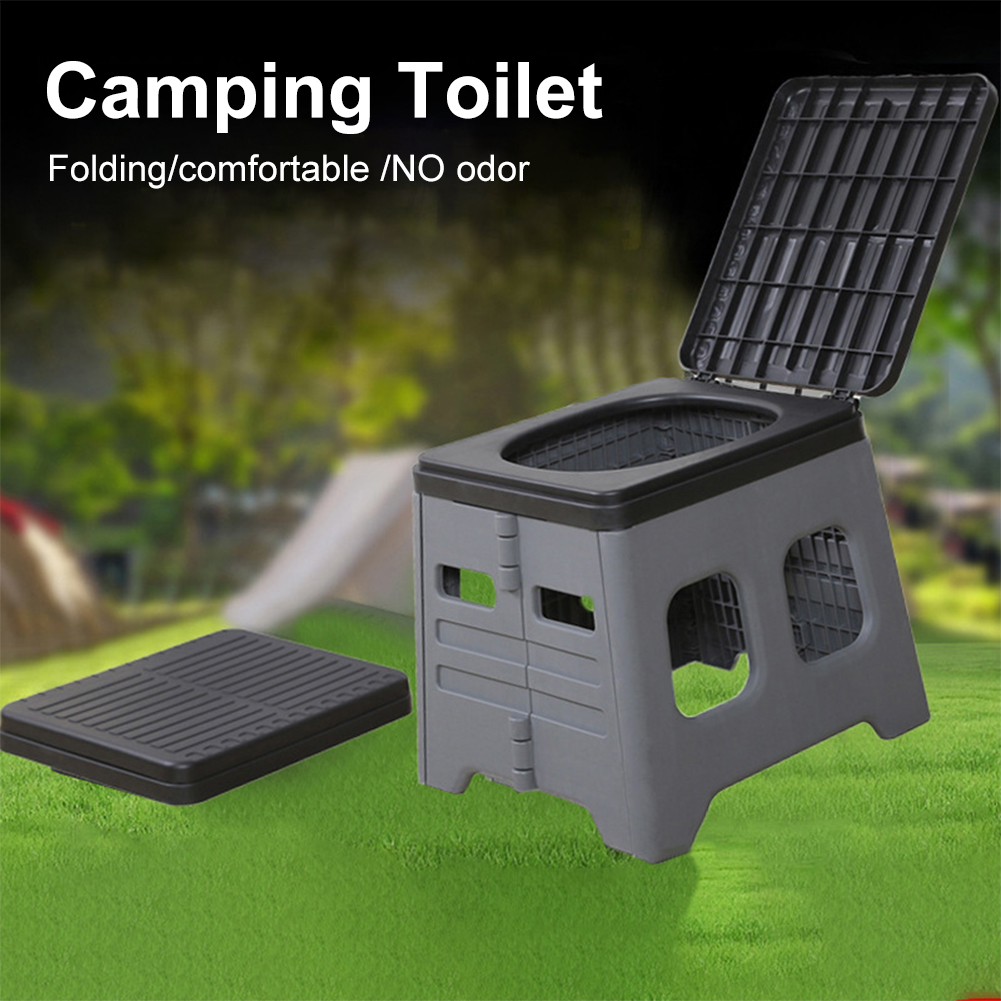 Camping Cooking Disc - مقعد مرحاض محمول قابل للطي مع
