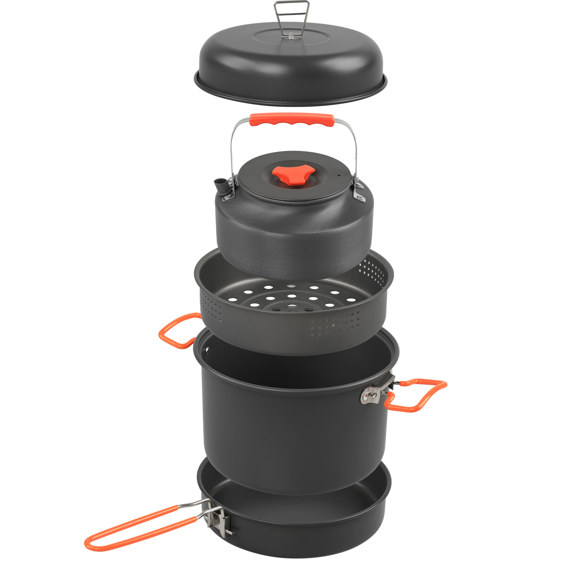 Camping Cooking Pots And Pans - مجموعة أدوات طهي خارجية ، وعاء