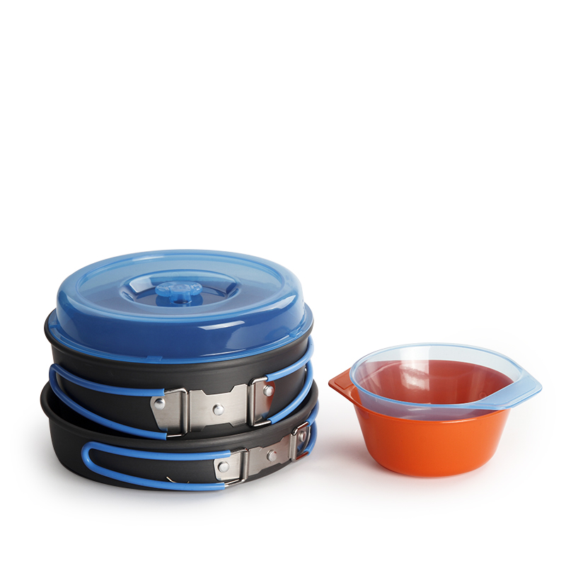 Camping Cooking Pots And Pans - تجهيزات المطابخ التخييم الظهر وعاء عموم