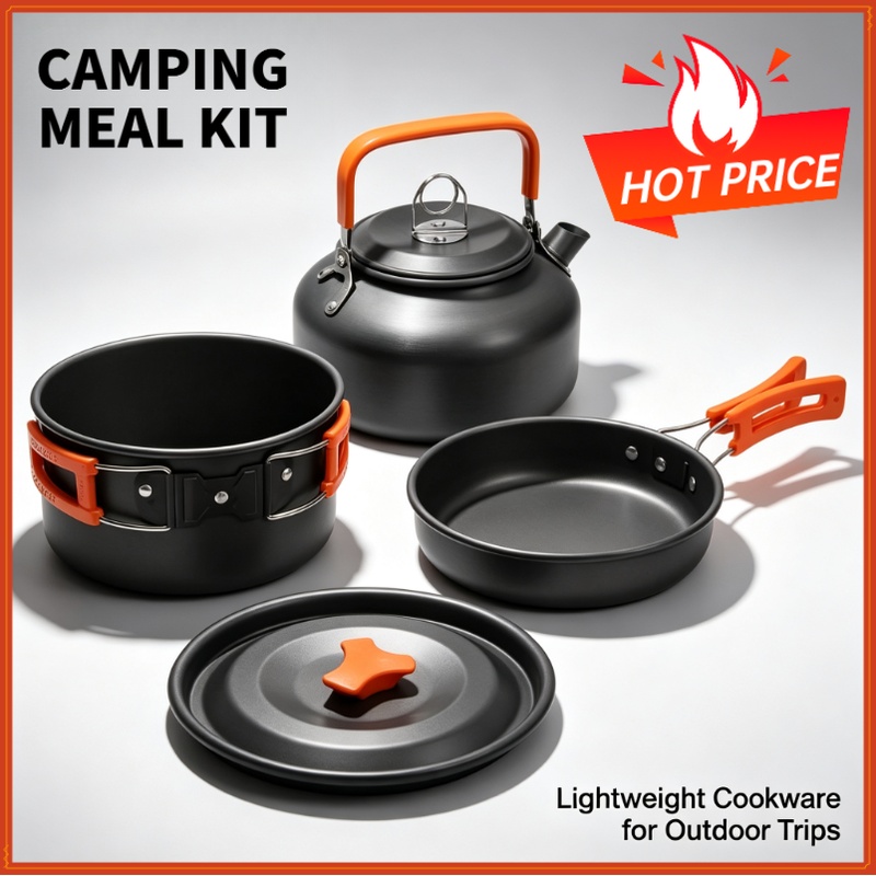 Camping Cooking Candle - مجموعة أدوات الطهي للتخييم، أدوات طهي