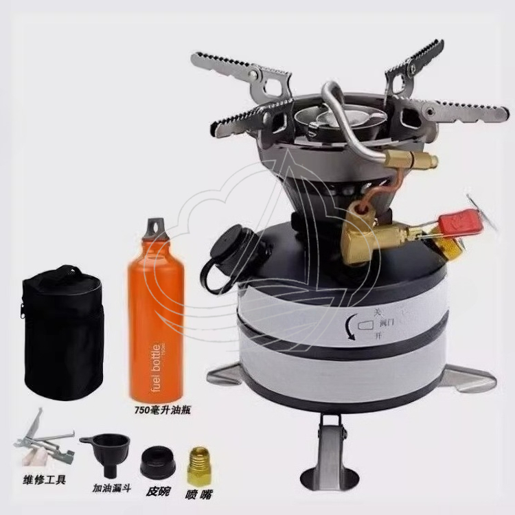 طقم موقد تخييم محمول متعدد الو - مراجعة Camping Cooking Kit وسعره