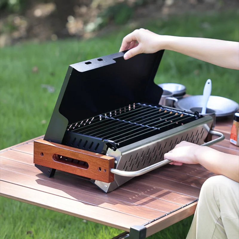 شواية فحم خفيفة الوزن قابلة لل - مراجعة Camping Cooking Requirements وسعره