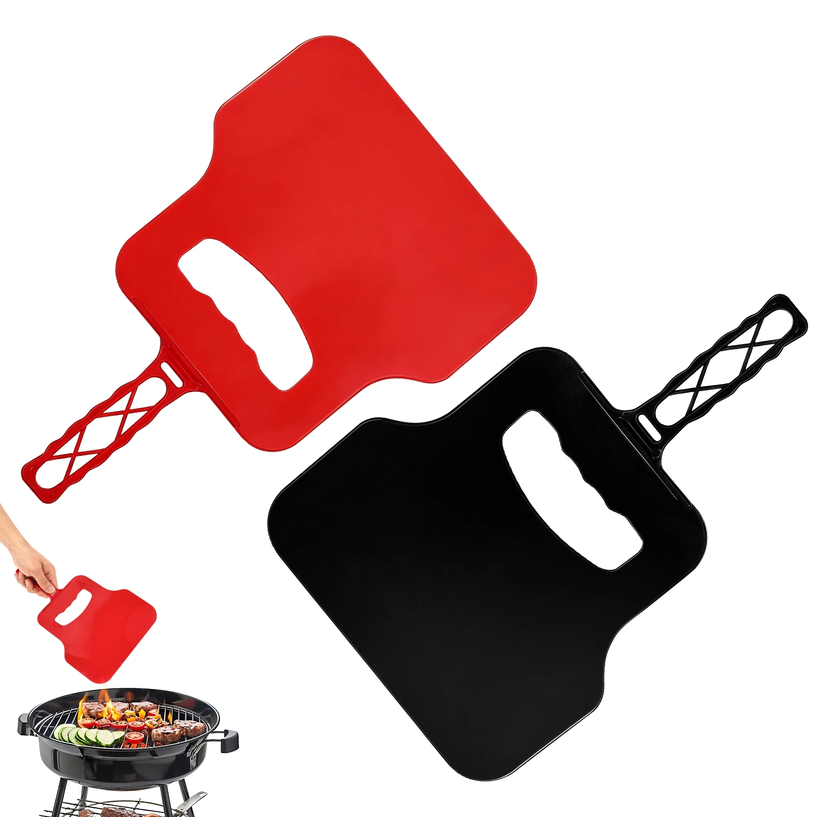 مولد رياح يدوي بلاستيكي، مروحة - مراجعة Camping Cooking Fire وسعره