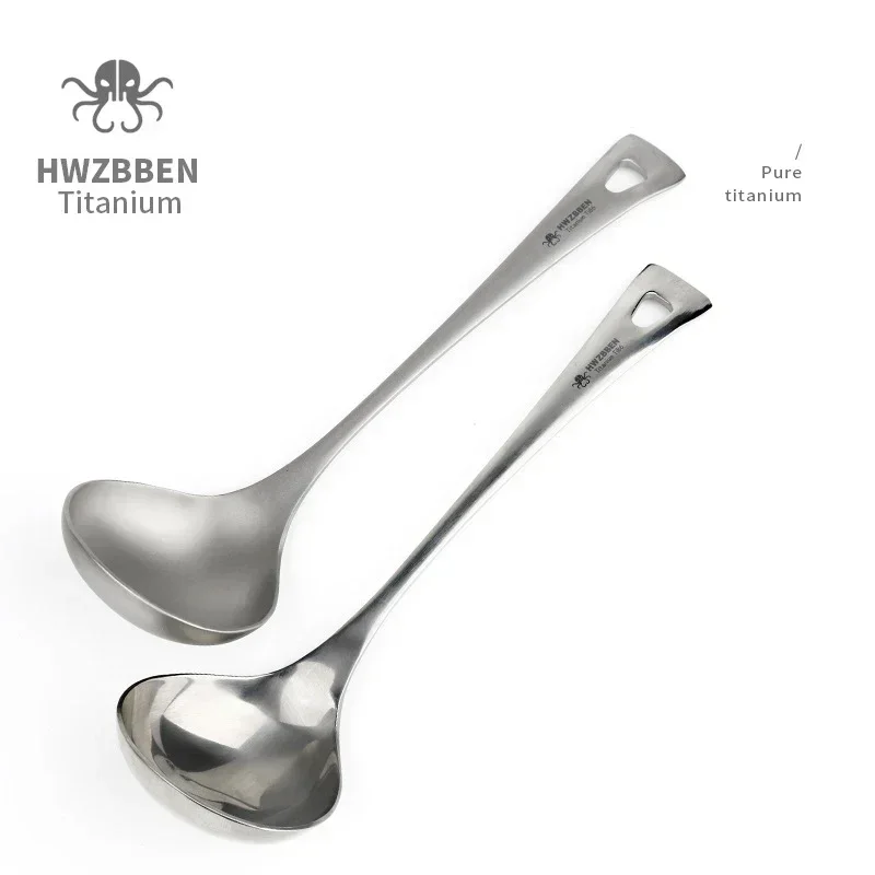 HWZBBEN-ملاعق حساء التيتانيوم  - مراجعة Camping Cooking Kit وسعره