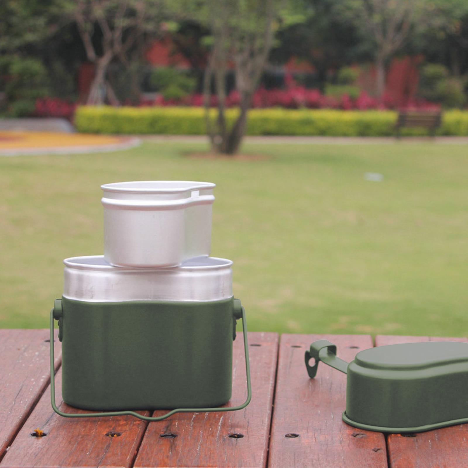 طقم طهي للتخييم والنزهات مكون  - مراجعة Camping Cooking Pots And Pans Set وسعره