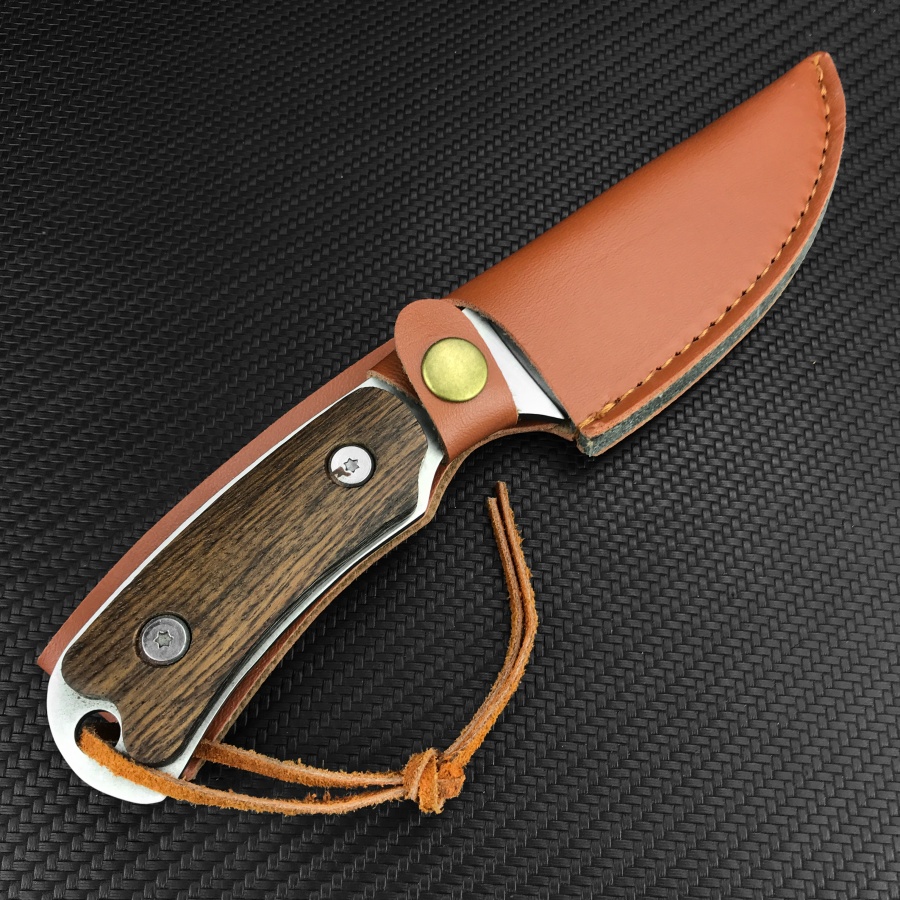 سكين مستقيم خفيف الوزن مصنوع ي - مراجعة Camping Cooking Knife With Sheath وسعره