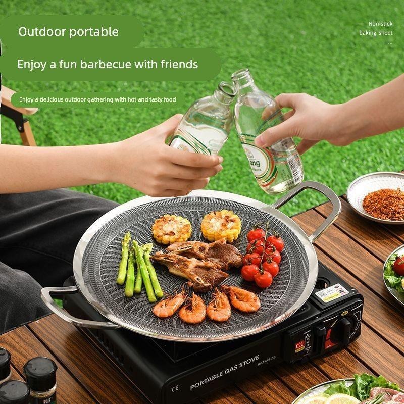 مقلاة شواء متعددة الوظائف من ا - مراجعة Camping Cooking Gas وسعره