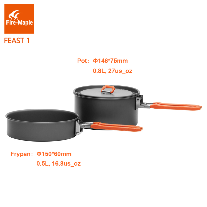 النار القيقب عيد 1 في الهواء ا - مراجعة Camping Cooking Pots And Pans وسعره