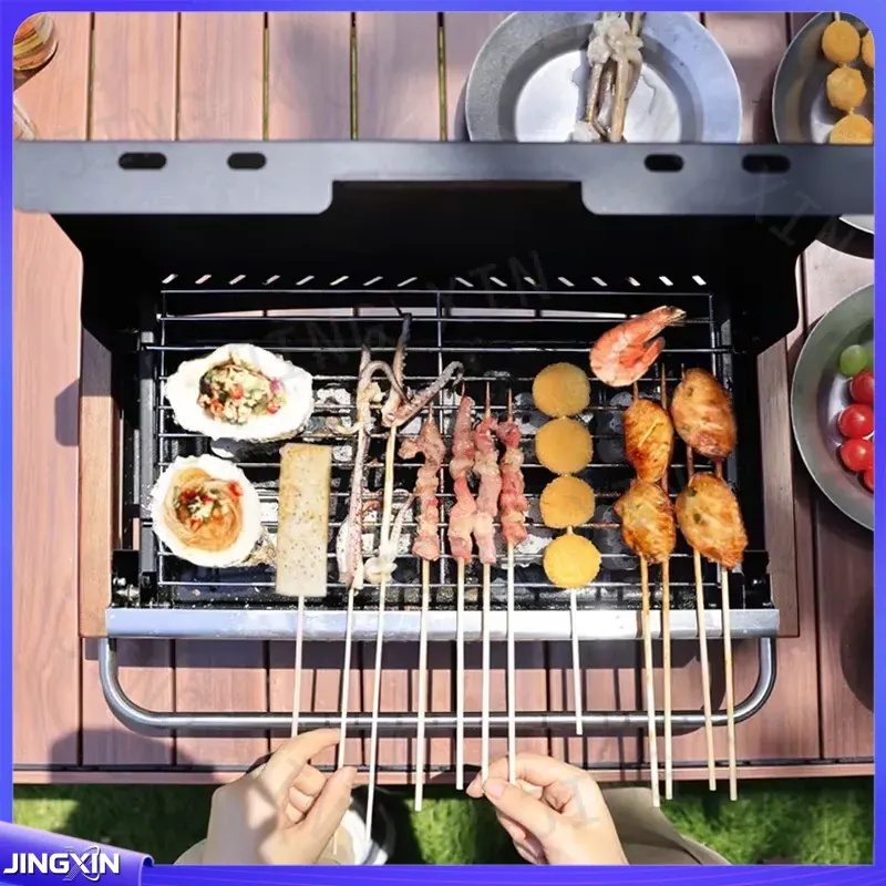 شواية فحم قابلة للطي خفيفة الو - مراجعة Camping Cooking Requirements وسعره