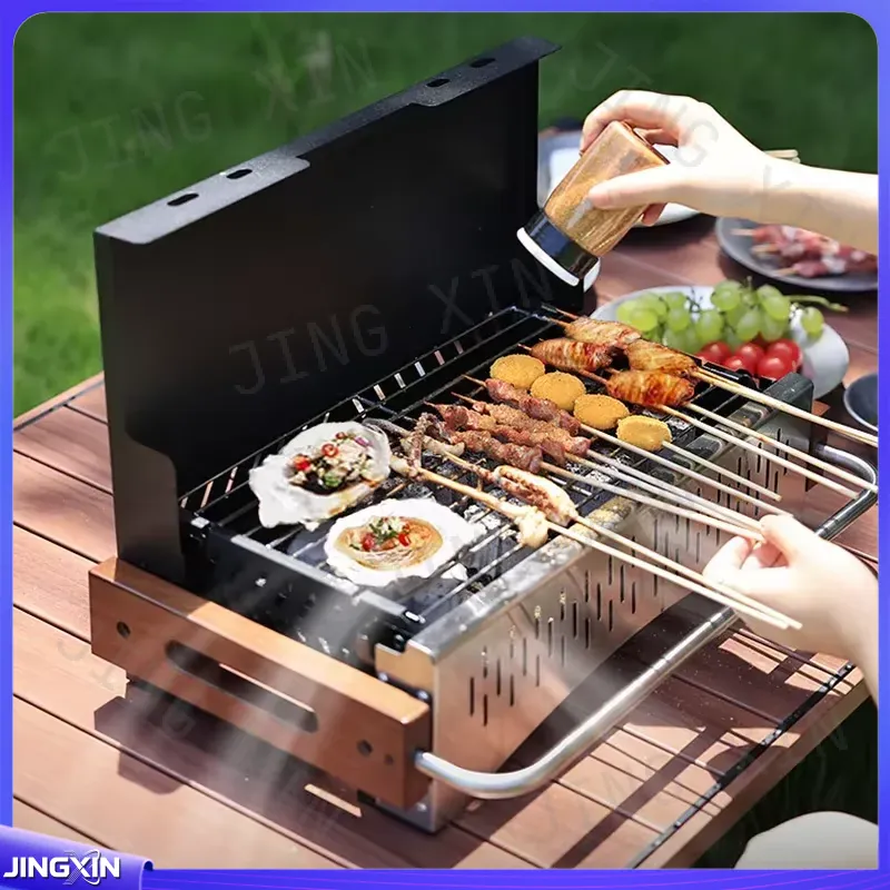 شواية فحم قابلة للطي خفيفة الو - مراجعة Camping Cooking Requirements وسعره