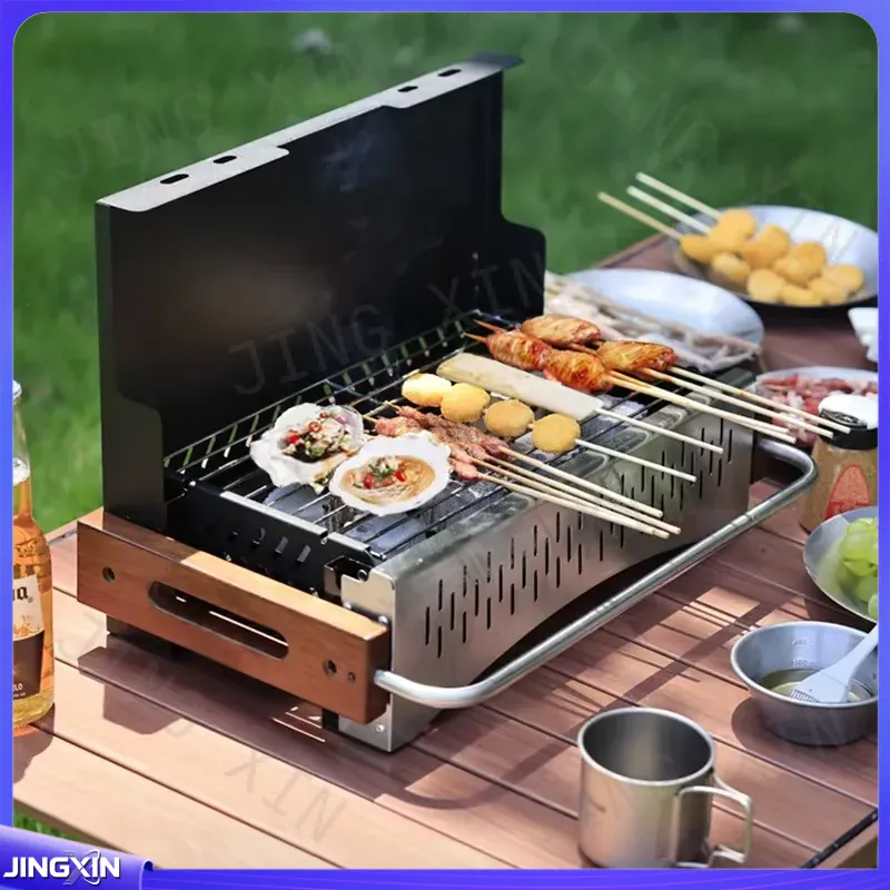 شواية فحم قابلة للطي خفيفة الو - مراجعة Camping Cooking Requirements وسعره