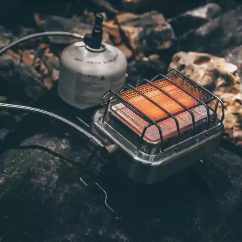 سخان وموقد تخييم محمول 2 في 1، - مراجعة Camping Cooking Gas وسعره