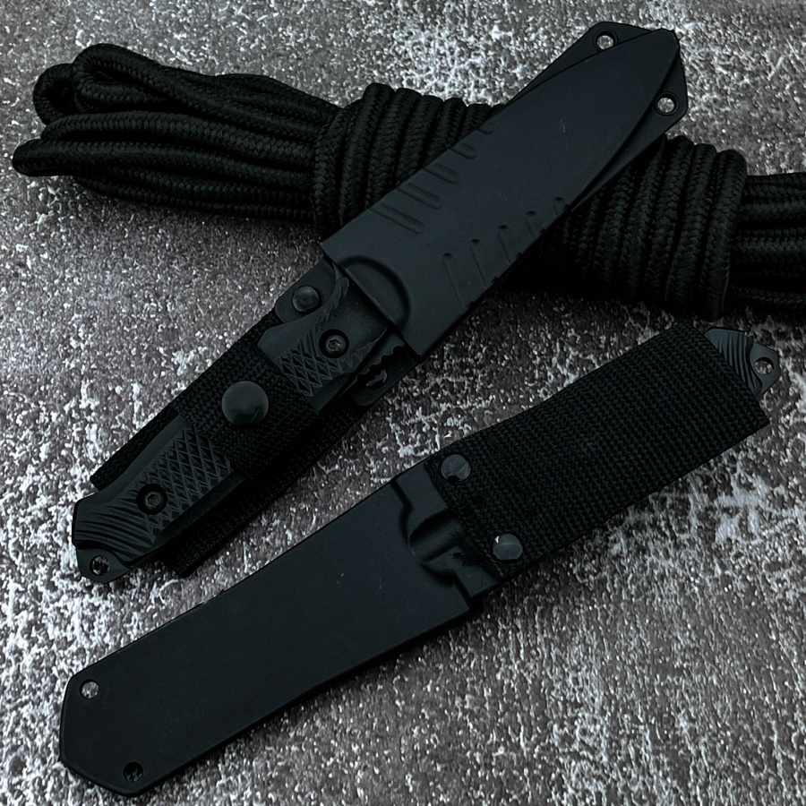 سكين مستقيم عالي الجودة للاستخ - مراجعة Camping Cooking Knife With Sheath وسعره