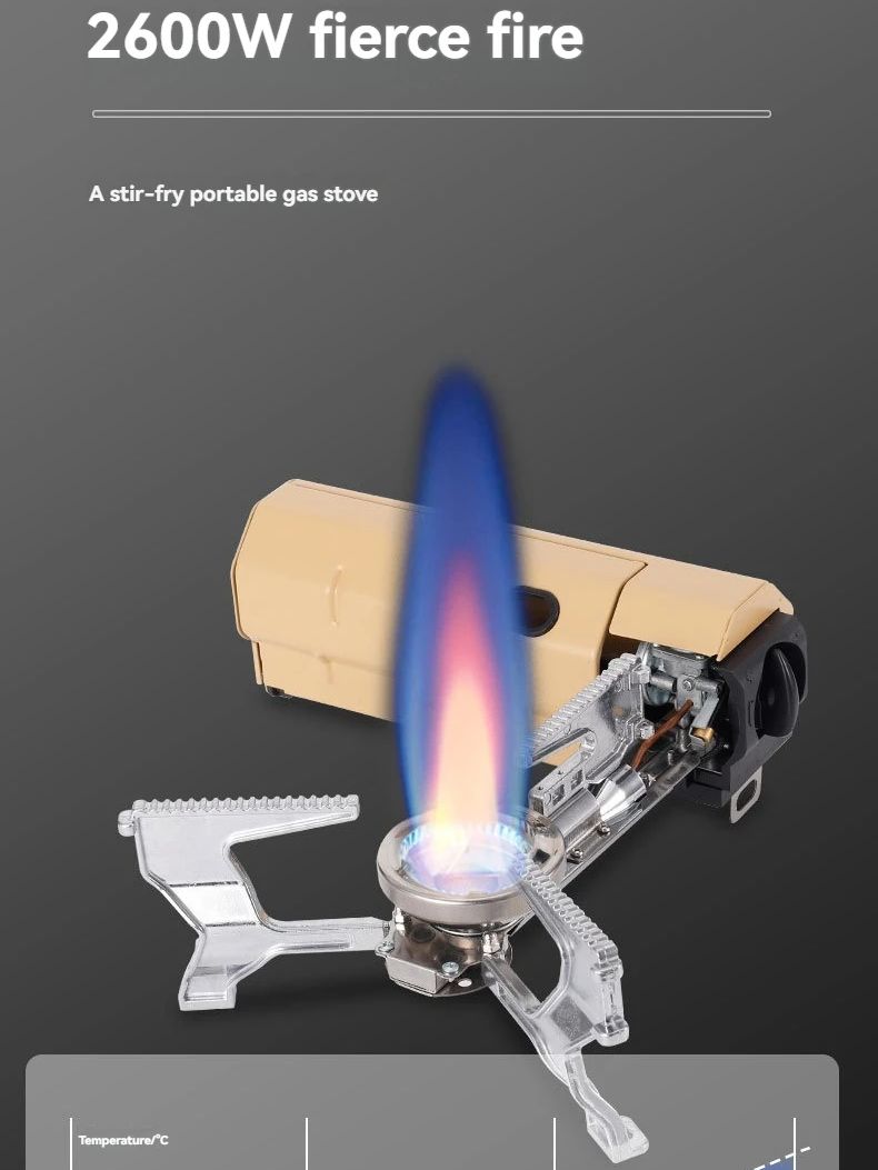 موقد غاز تخييم جديد ورخيص بقوة - مراجعة Camping Cooking Butane وسعره