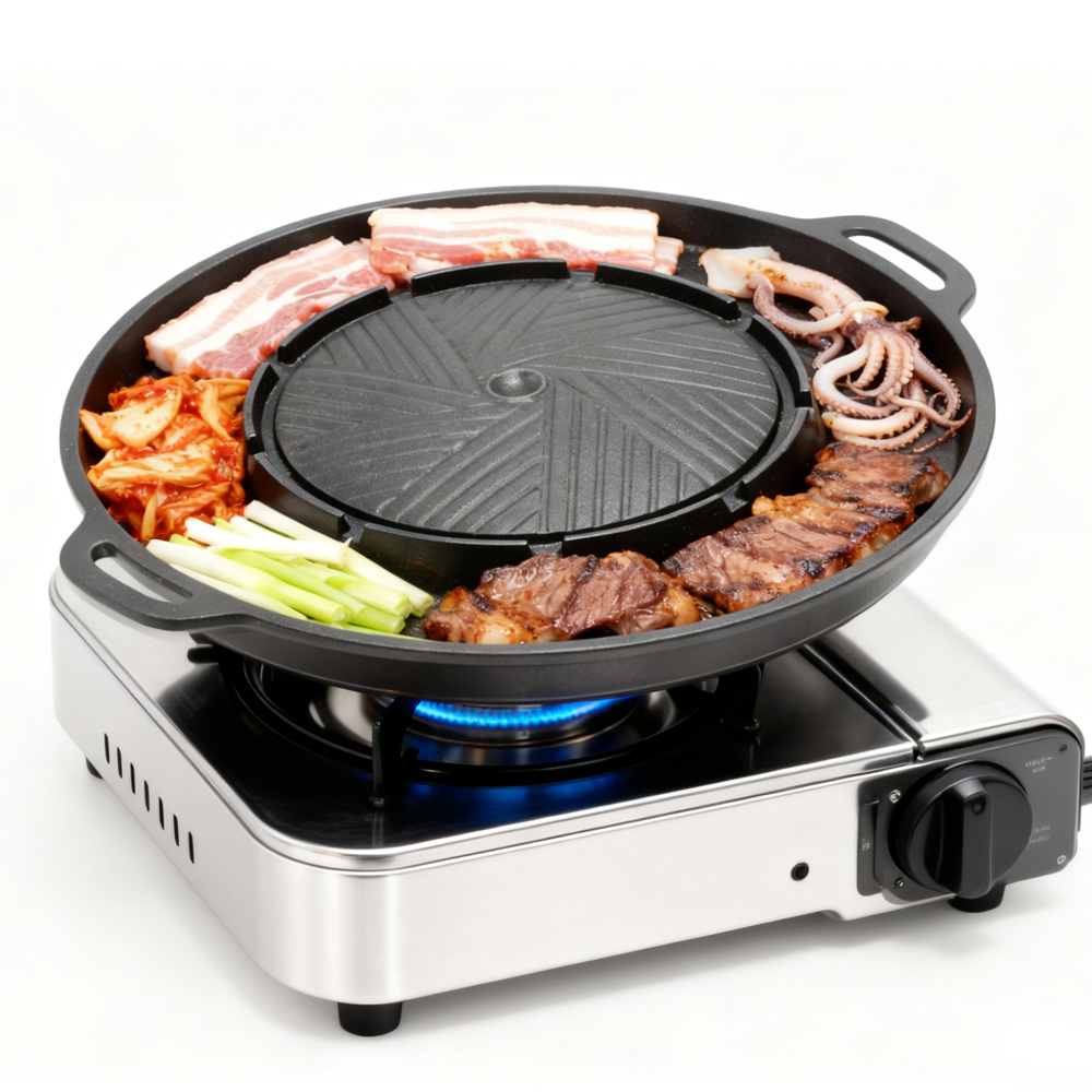 KOSUN الكورية شواء شواء عموم 2 - مراجعة Camping Cooking Disc وسعره