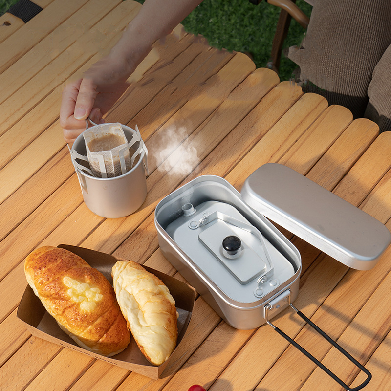خفيفة المحمولة نزهة غلاية ، ال - مراجعة Camping Cooking Pots And Pans وسعره