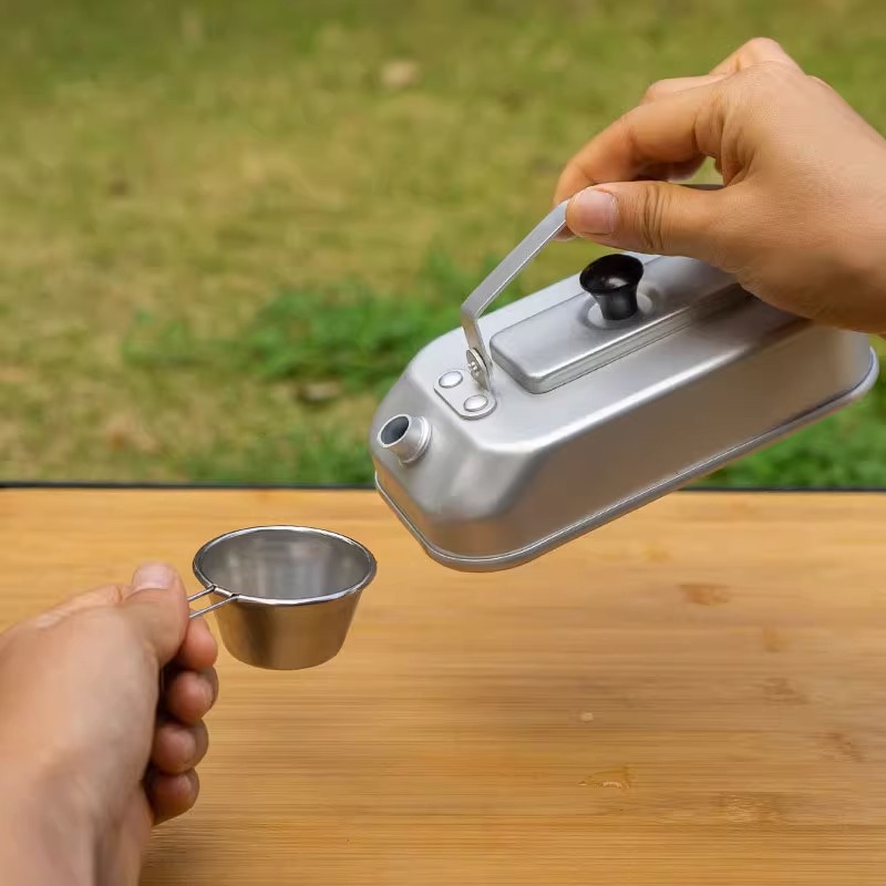 خفيفة المحمولة نزهة غلاية ، ال - مراجعة Camping Cooking Pots And Pans وسعره