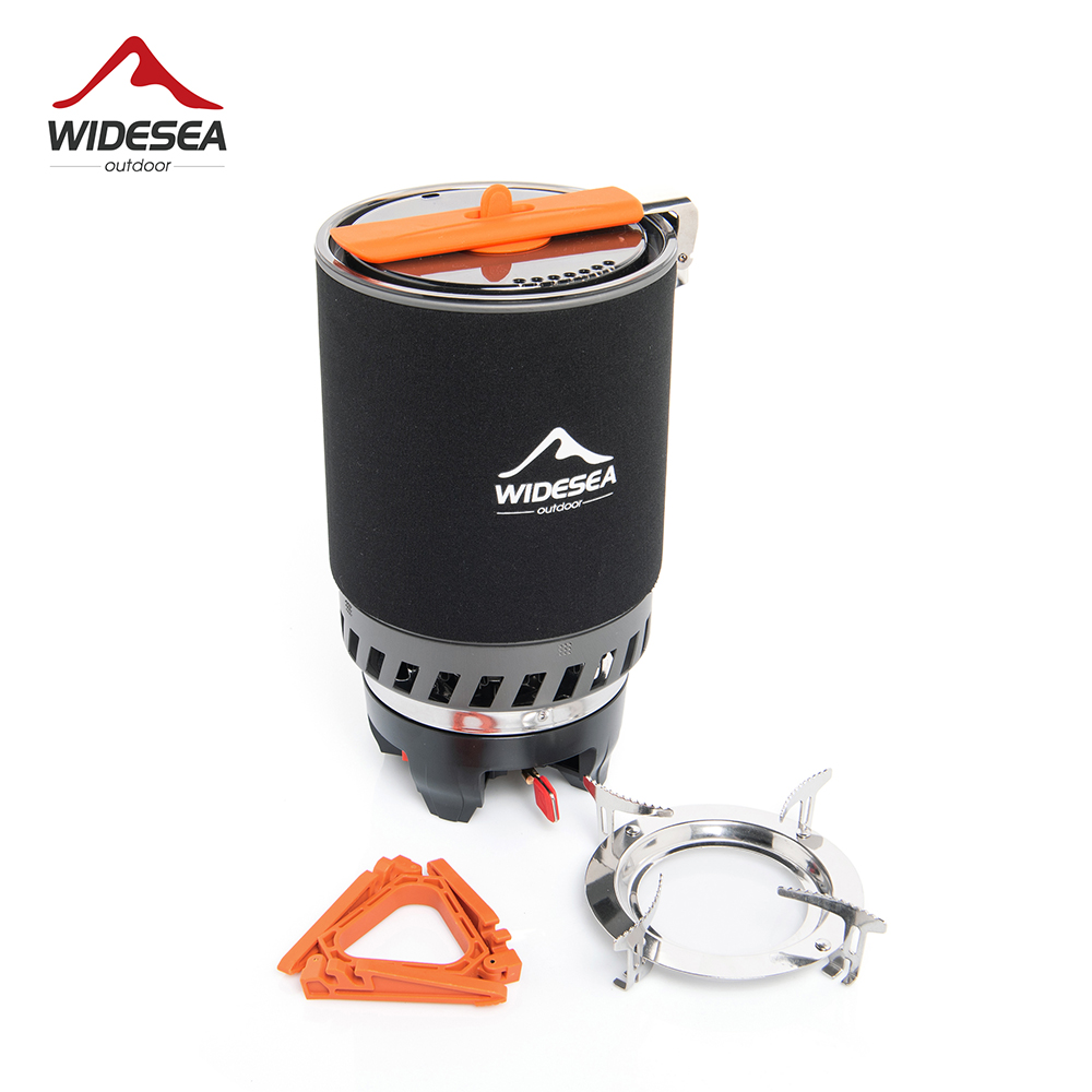 Widesea نظام الطبخ التخييم مع  - مراجعة Camping Cooking Gas وسعره