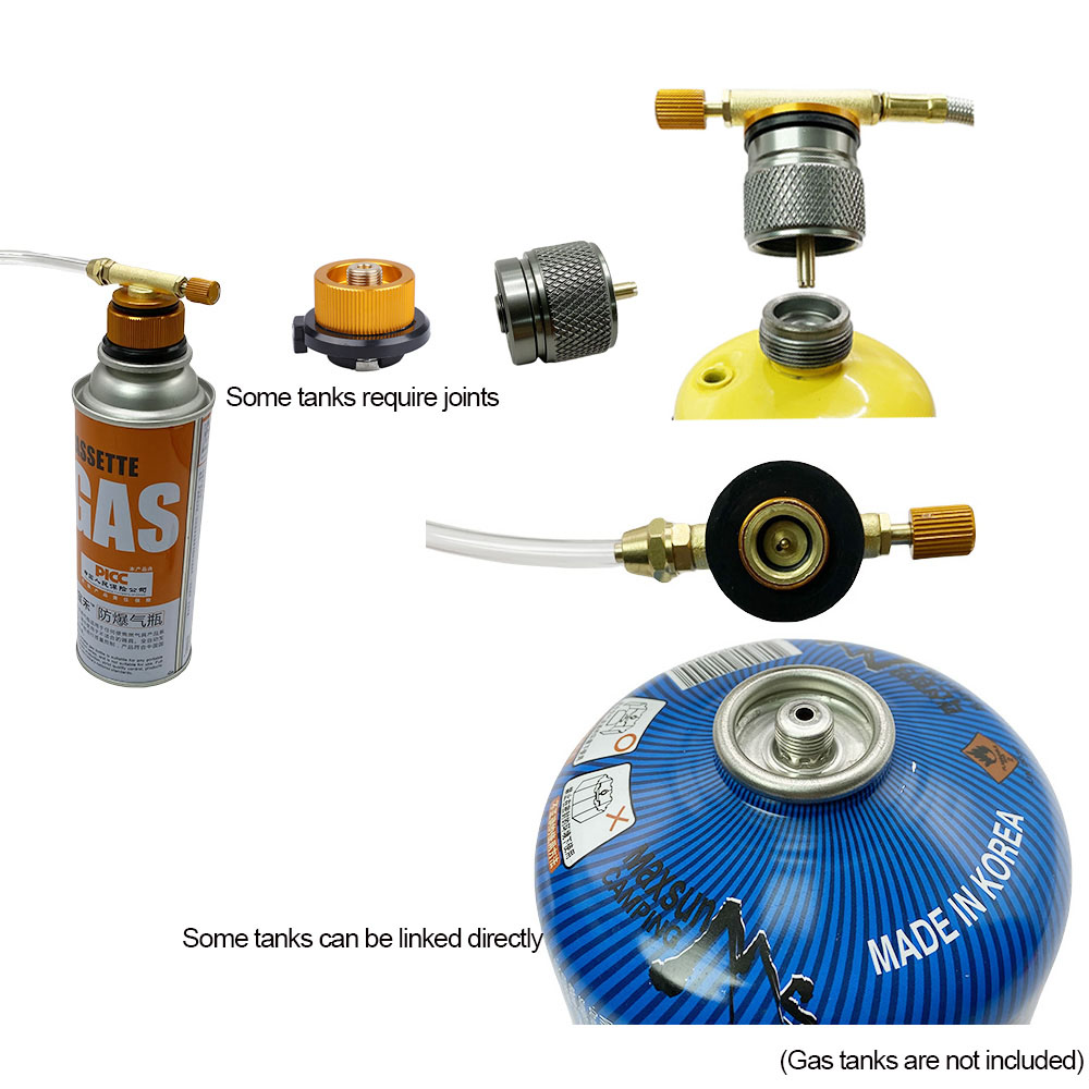 محول إعادة تعبئة الغاز في الهو - مراجعة Camping Cooking Equipment Gas وسعره