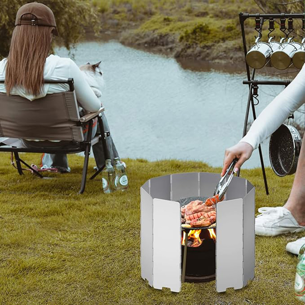 واقي رياح خفيف الوزن قابل للطي - مراجعة Camping Cooking Disc وسعره