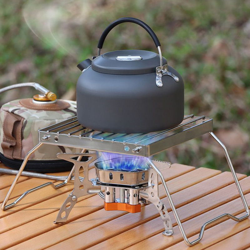 طقم موقد تخييم من الفولاذ المق - مراجعة Camping Cooking Candle وسعره