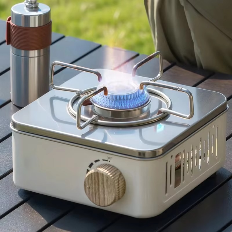 موقد غاز صغير محمول مع حقيبة ح - مراجعة Camping Cooking Butane وسعره