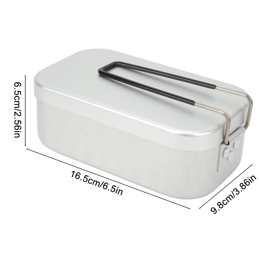 800 مللي صناديق الغداء الألومن - مراجعة Camping Cooking Kit وسعره
