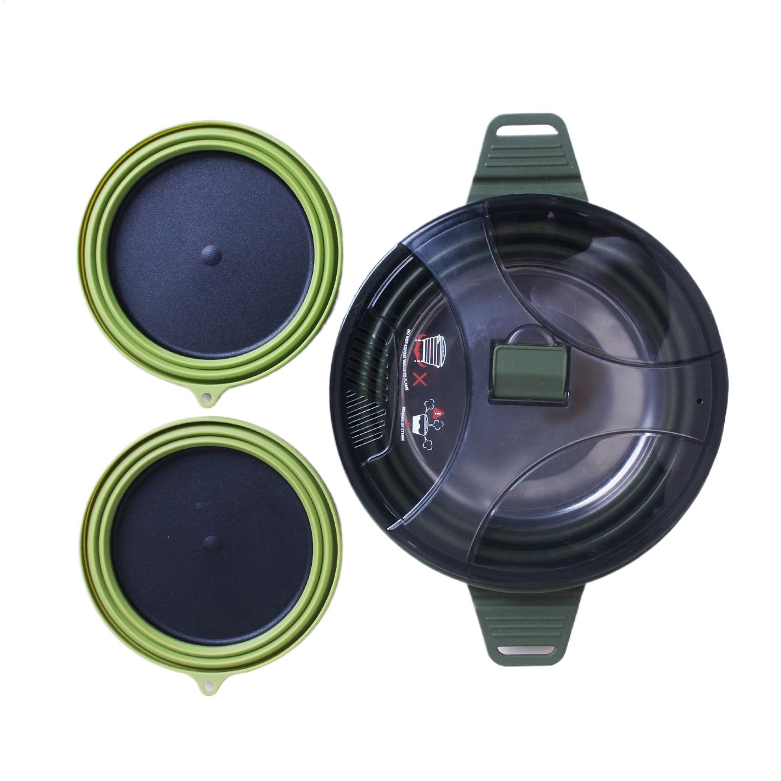 طقم طهي للتخييم قابل للطي، مجم - مراجعة Camping Cooking Pots And Pans Set وسعره