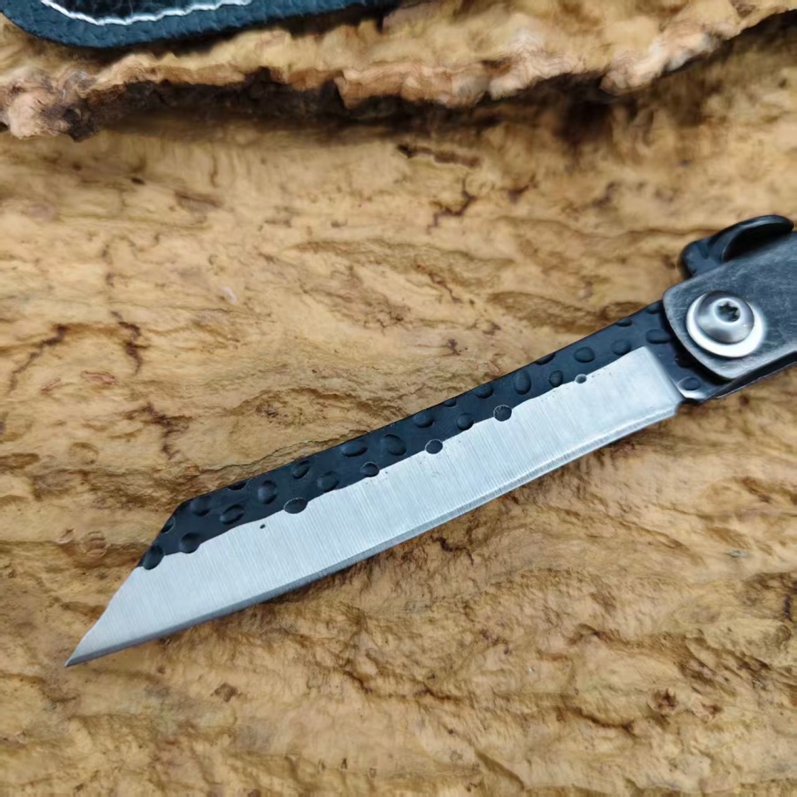 سكين هيجونوكامي يدوي الصنع بمق - مراجعة Camping Cooking Knife With Sheath وسعره