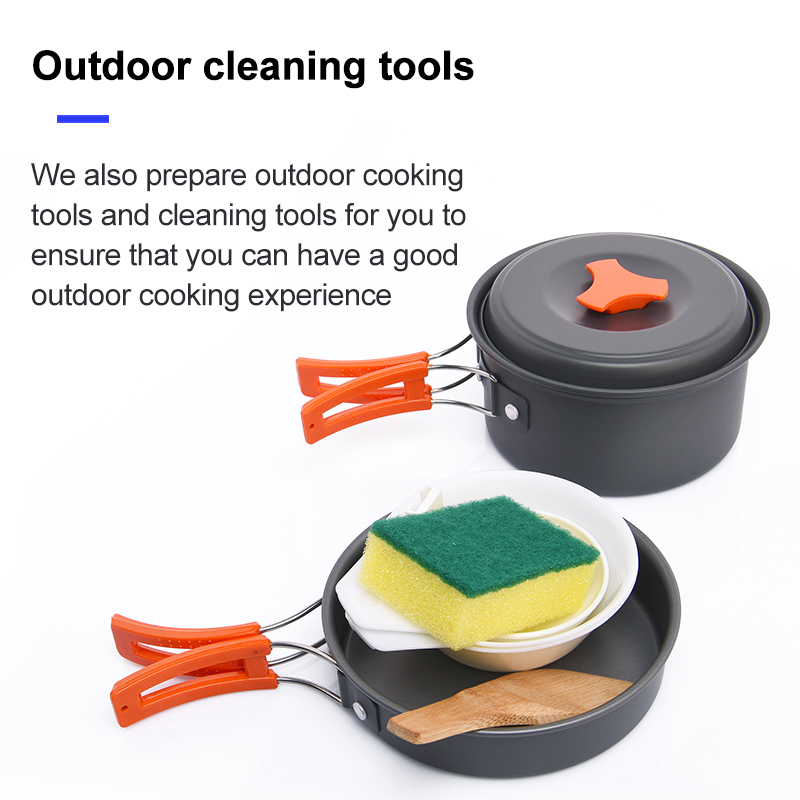 طقم أدوات طهي للتخييم في الهوا - مراجعة Camping Cooking Pots And Pans وسعره