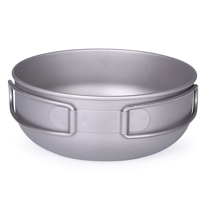 طقم طهي تخييم من التيتانيوم Bo - مراجعة Camping Cooking Pots And Pans Set وسعره