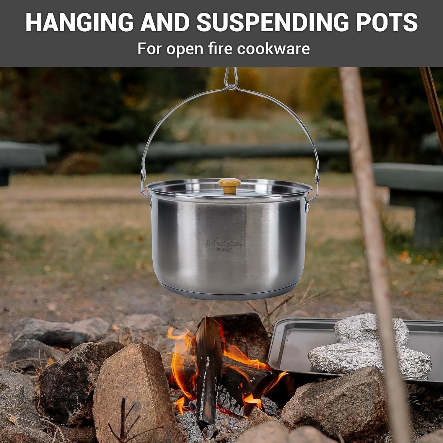 طقم أواني طهي للتخييم من الفول - مراجعة Camping Cooking Pots And Pans Set وسعره