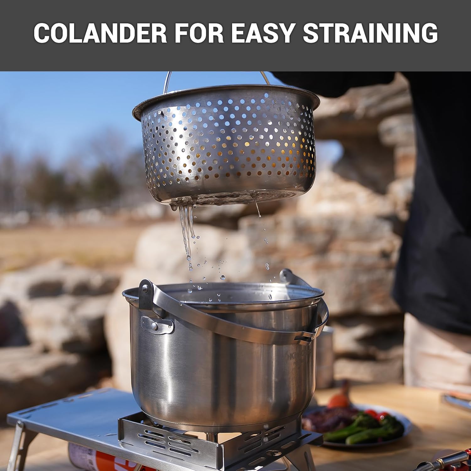 طقم أواني طهي للتخييم من الفول - مراجعة Camping Cooking Pots And Pans Set وسعره