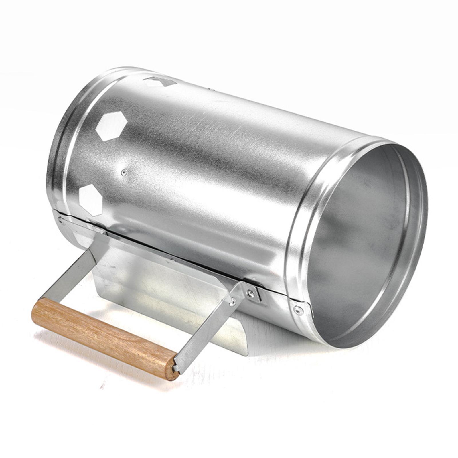 الصلب السريع السريع النار أخف  - مراجعة Charcoal Chimney Starter وسعره