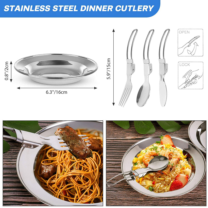 طقم أواني طهي للتخييم في الهوا - مراجعة Camping Cooking Pots And Pans Set وسعره