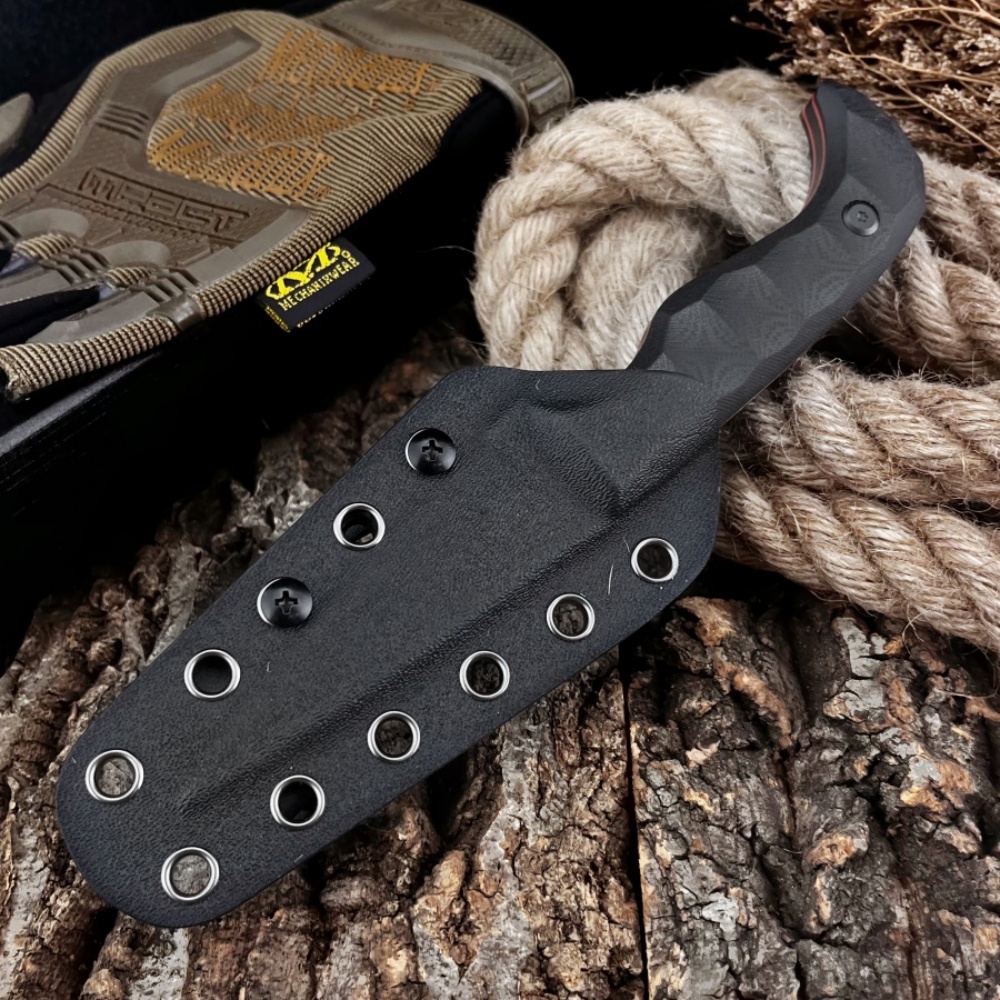 سكين مستقيم للتخييم والنزهات م - مراجعة Camping Cooking Knife With Sheath وسعره