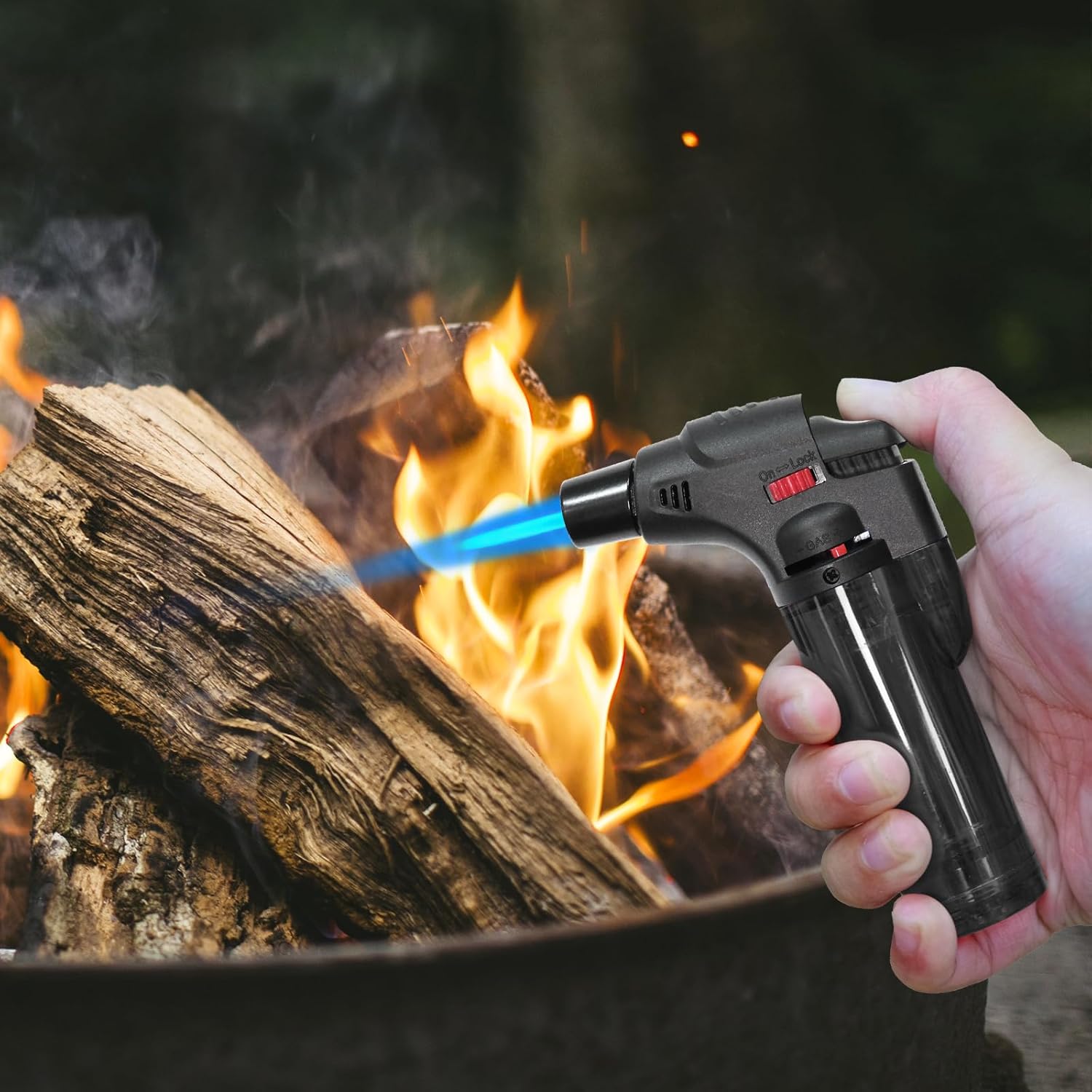 ولاعة شعلة لهب نفاثة قابلة لإع - مراجعة Camping Cooking Butane وسعره
