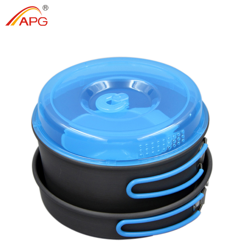 تجهيزات المطابخ التخييم الظهر  - مراجعة Camping Cooking Pots And Pans وسعره