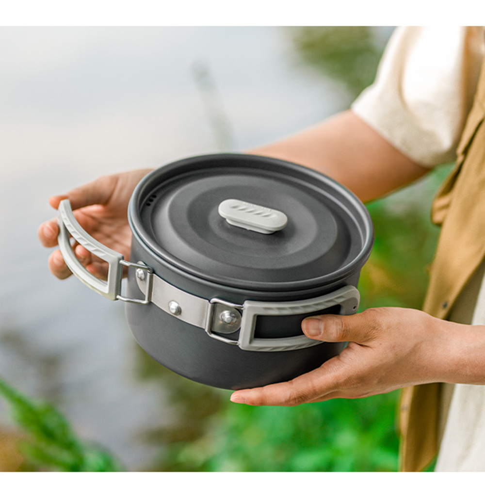 مجموعة أواني خارجية من Natureh - مراجعة Camping Cooking Pots And Pans وسعره