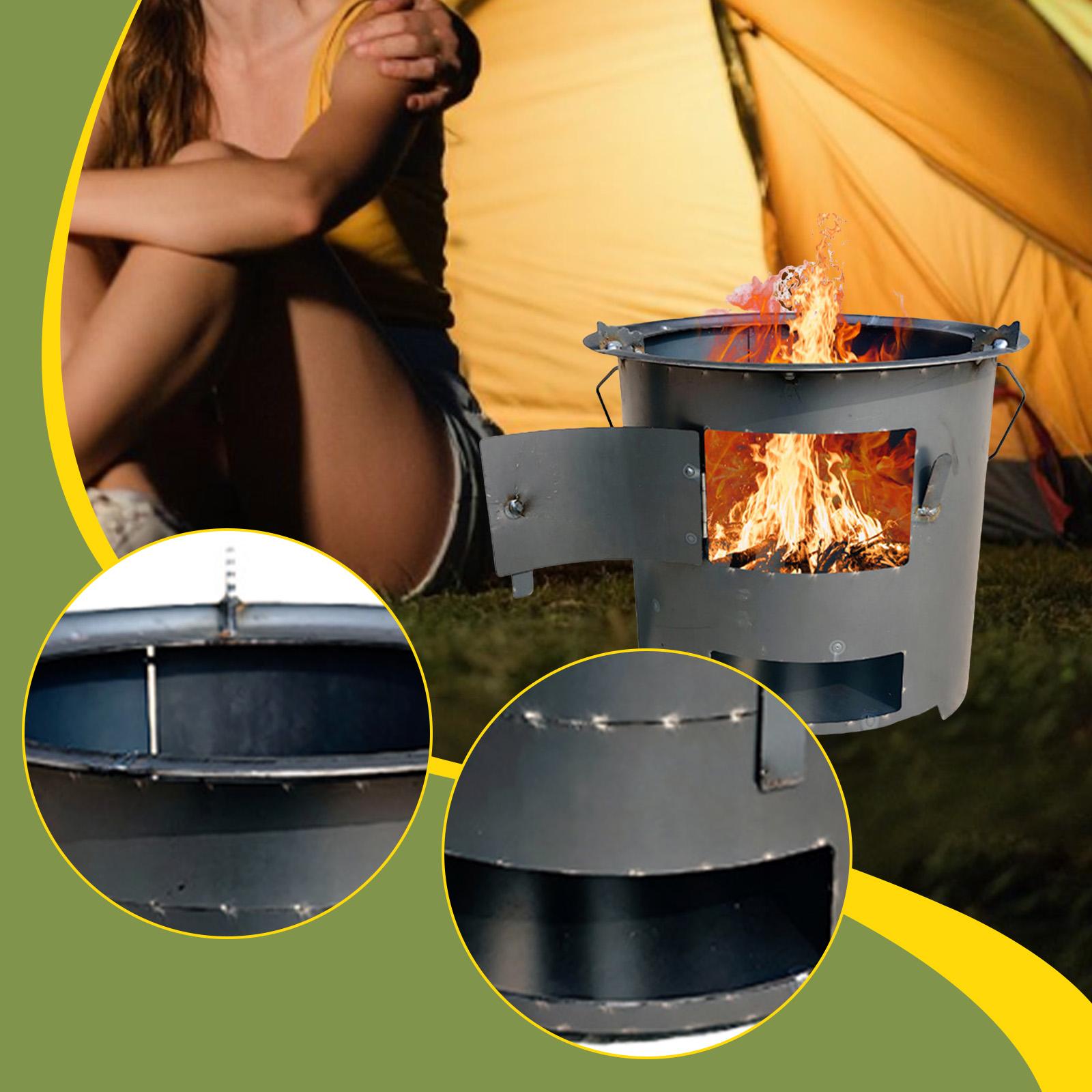 فرن خشبي داخلي متعدد الأغراض س - مراجعة Camping Cooking Over Fire وسعره